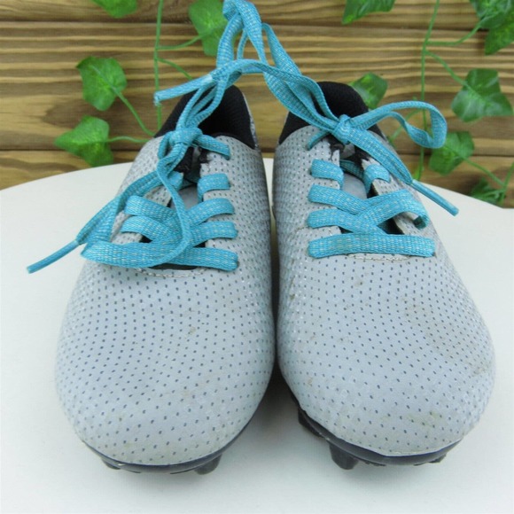 DSG Boys Cleats Shoes Gray Synthetic Lace Up Size T 10 Medium - Picture 2 of 6
